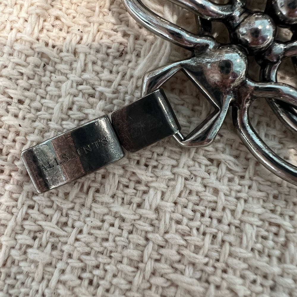 All Saints Silver Chain Bracelet - Picture 5 of 8